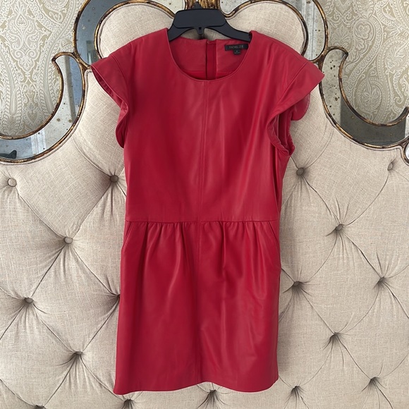 Rachel Zoe ‘Antonia’ Leather Dress - Picture 7 of 12